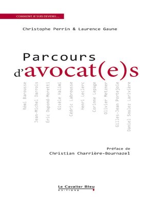cover image of Parcours d'avocat(e)s